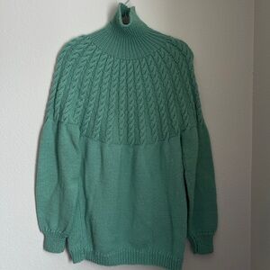 Handmade Cowl Neck Sweater/Sweater Dress